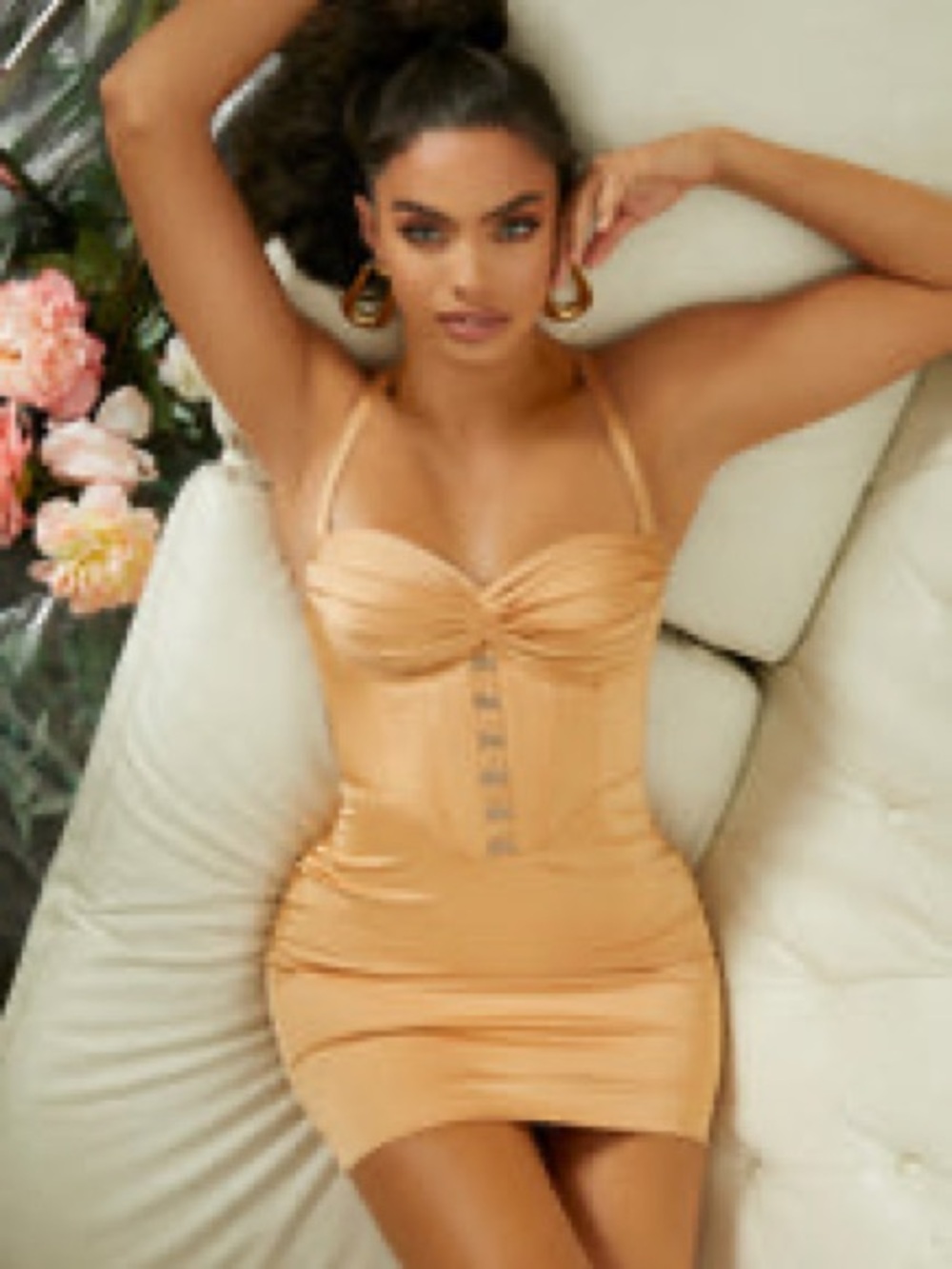 Gold dress